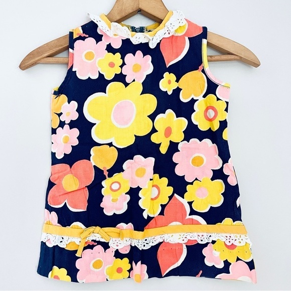 Vintage Handmade Toddler Dress Sundress 3T - Picture 1 of 7